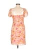 Primark Paisley Orange Cocktail Dress Size 6 - photo 2