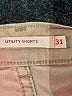 Levi's Solid Tan Yellow Khaki Shorts Size 31 waist - photo 3