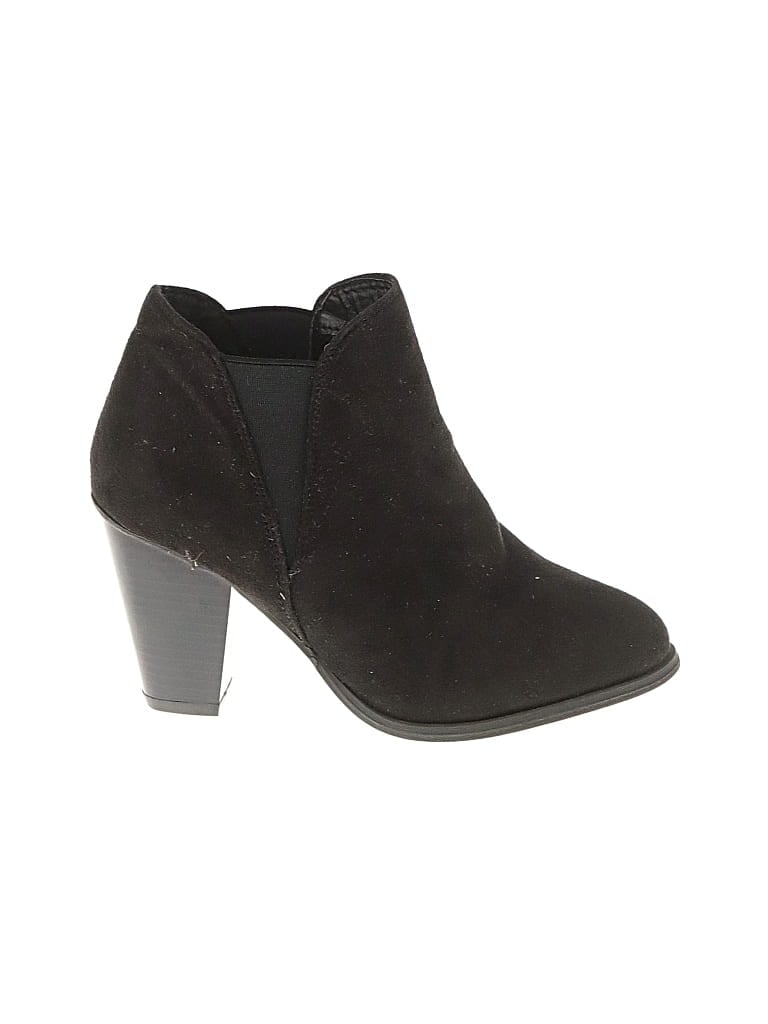 Pre-owned Forever Ankle Boots In Black
