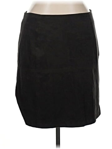 J.Jill Faux Leather Skirt (view 1)