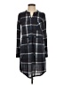 Assorted Brands Plaid Gray Casual Dress Size S - photo 1