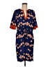 Unbranded Floral Blue Casual Dress Size M (estimated) - photo 1