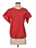 Kindom Red Short Sleeve Blouse Size XS - photo 1