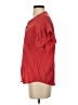 Kindom Red Short Sleeve Blouse Size XS - photo 5