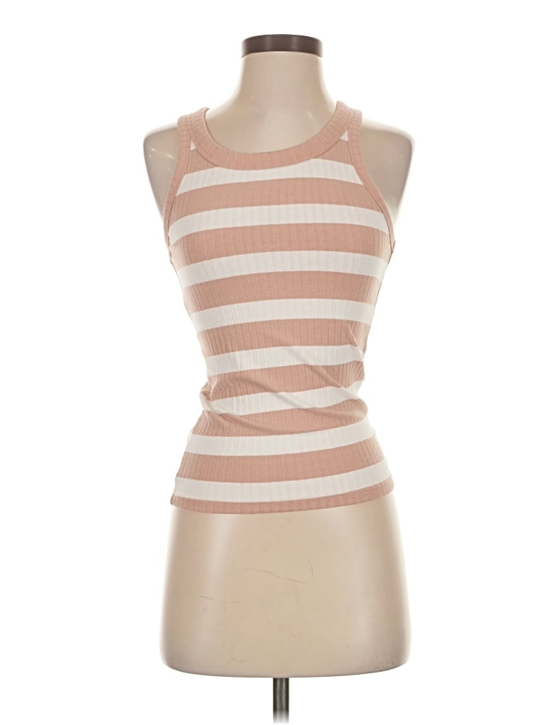 Pre-owned American Eagle Outfitters Tank Top Pink Strapless Neckline Tops