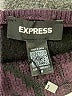 Express Houndstooth Burgundy Pullover Sweater Size M - photo 7