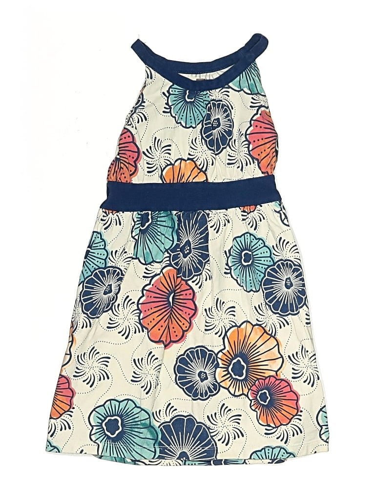 Pre-owned Tea Kids' Dress In Blue