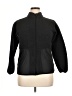 all in motion 100% Recycled Polyester Solid Black Track Jacket Size 14 - photo 1