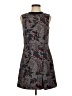 Tory Burch Paisley Gray Cocktail Dress Size 2 - photo 1