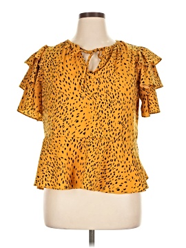 Who What Wear Short Sleeve Blouse