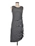 MICHAEL Michael Kors Stripes Black Casual Dress Size M - photo 1