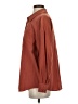 Shein Brown Long Sleeve Button-Down Shirt Size S - photo 5
