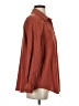 Shein Brown Long Sleeve Button-Down Shirt Size S - photo 4