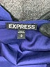 Express 100% Polyester Blue Short Sleeve Blouse Size S - photo 7
