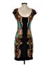 Unbranded Paisley Teal Cocktail Dress Size XXS (estimated) - photo 2