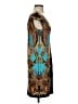 Unbranded Paisley Teal Cocktail Dress Size XXS (estimated) - photo 4