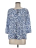 Papermoon Blue 3/4 Sleeve Blouse Size M - photo 1