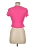 Shein Pink Short Sleeve T-Shirt Size M - photo 2