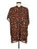 Adrienne Animal Print Brown Kimono Size M - photo 2