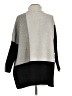 The Limited Color Block Gray Turtleneck Sweater Size S - photo 2