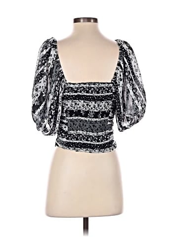 Ella Blue Short Sleeve Top (view 2)