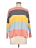 Tea n Rose Color Block Orange Long Sleeve Top Size L - photo 1