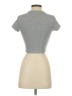 GU Gray Short Sleeve Turtleneck Size S - photo 2