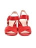 J.Crew Color Block Red Sandals Size 8 1/2 - photo 2