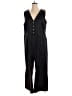 Cider Stripes Black Jumpsuit Size 2X - photo 1