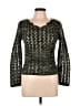 Mariella Burani Metallic Green Pullover Sweater Size 10 - photo 1