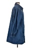 Roaman's 100% Cotton Damask Solid Blue 3/4 Sleeve Button-Down Shirt Size 6 - photo 4
