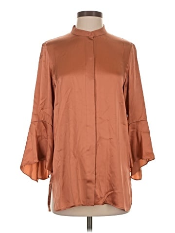 Lafayette 148 New York 3/4 Sleeve Silk Top (view 1)