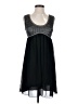 M.S.S.P. 100% Polyester Black Casual Dress Size XS - photo 1