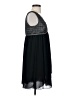 M.S.S.P. 100% Polyester Black Casual Dress Size XS - photo 4