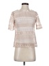 Adiva 100% Polyester Ivory Short Sleeve Top Size XS - photo 1