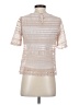 Adiva 100% Polyester Ivory Short Sleeve Top Size XS - photo 2