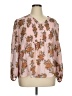 Ophelia Roe 100% Polyester Pink Long Sleeve Blouse Size 1X - photo 1