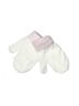 Assorted Brands White Pink Mittens One size (baby) - photo 1