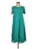 Lularoe Solid Teal Casual Dress Size XXS - photo 1