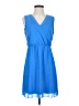 Vila 100% Polyester Solid Blue Casual Dress Size S - photo 1
