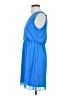 Vila 100% Polyester Solid Blue Casual Dress Size S - photo 5