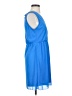 Vila 100% Polyester Solid Blue Casual Dress Size S - photo 4