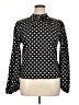 Unbranded Polka Dots Black Long Sleeve Blouse Size XL - photo 1