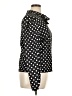 Unbranded Polka Dots Black Long Sleeve Blouse Size XL - photo 4