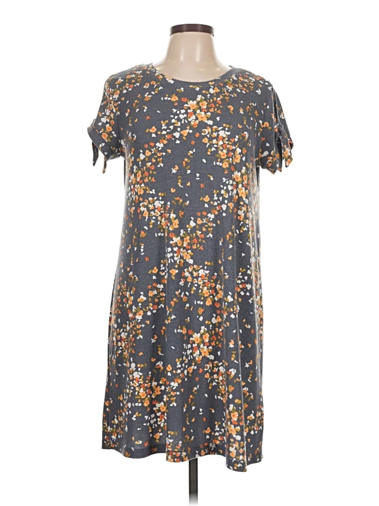 Pre-owned Lc Lauren Conrad Casual Dress In Gray