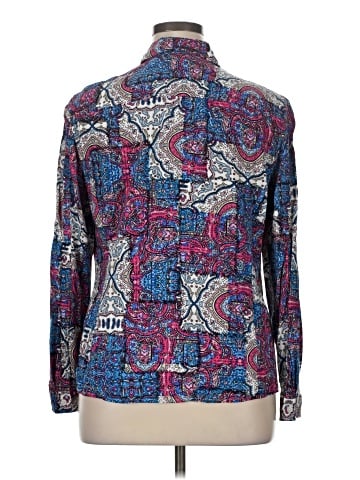 Jones New York Sport Long Sleeve Button-Down Shirt (view 2)