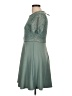 Francesca's Teal Cocktail Dress Size L - photo 5