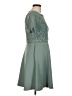 Francesca's Teal Cocktail Dress Size L - photo 4
