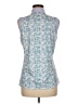 Adidas Blue Sleeveless Button-Down Shirt Size M - photo 2