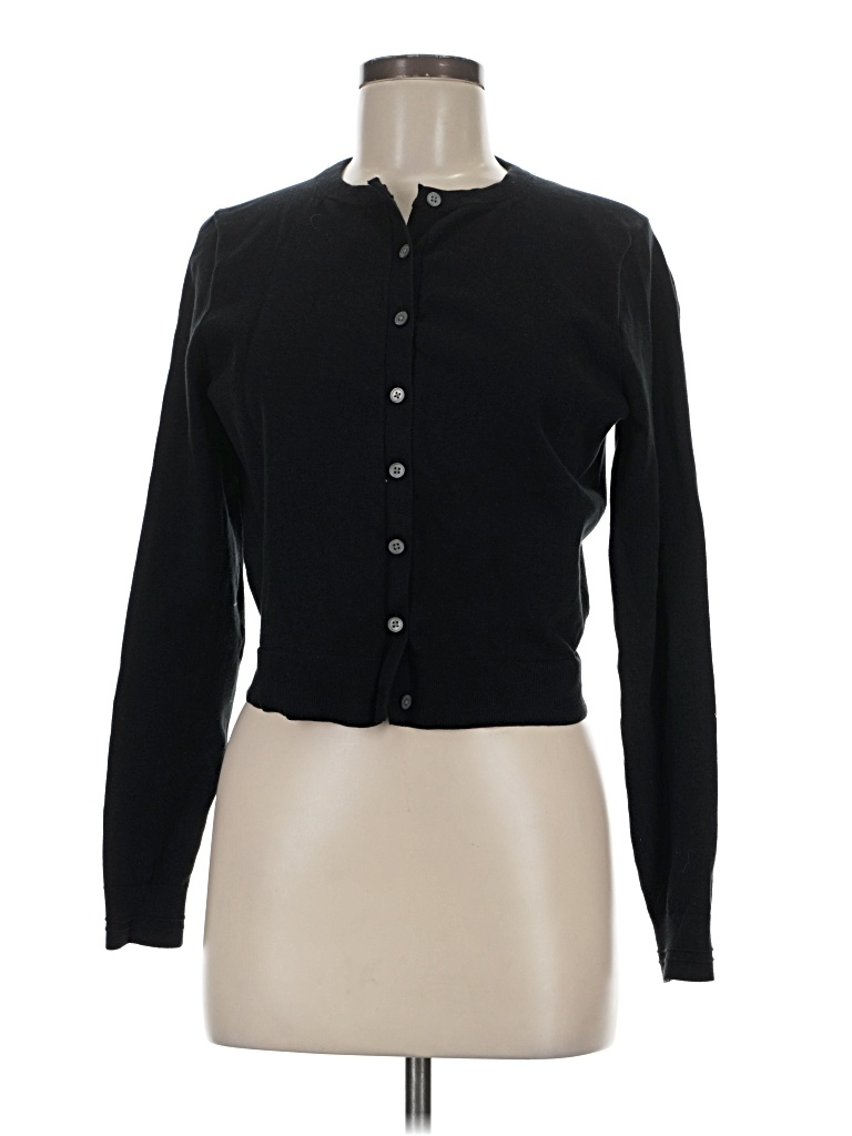 Pre-owned Jcrew Long Sleeve Blouse In Black